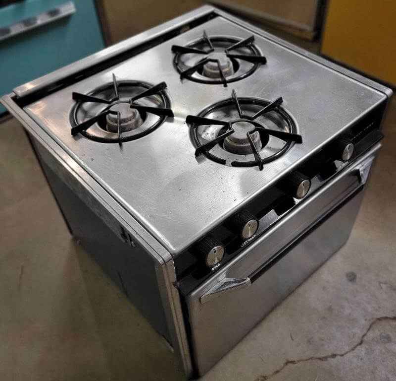 Used Magic Chef RV Propane Oven and Stove 3 Burner