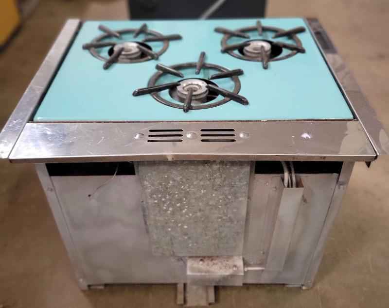 Vintage Propane RV Oven 3 burner Stove Modernaire