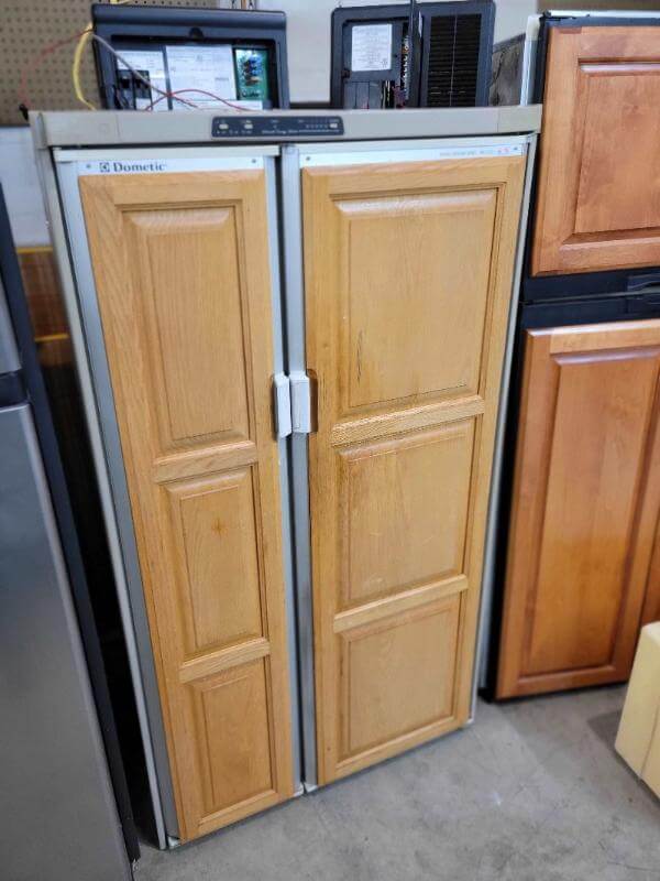 Dometic Propane and Electric Side by Side fridge RM7030 Royale Designer Series - Used RV Parts
