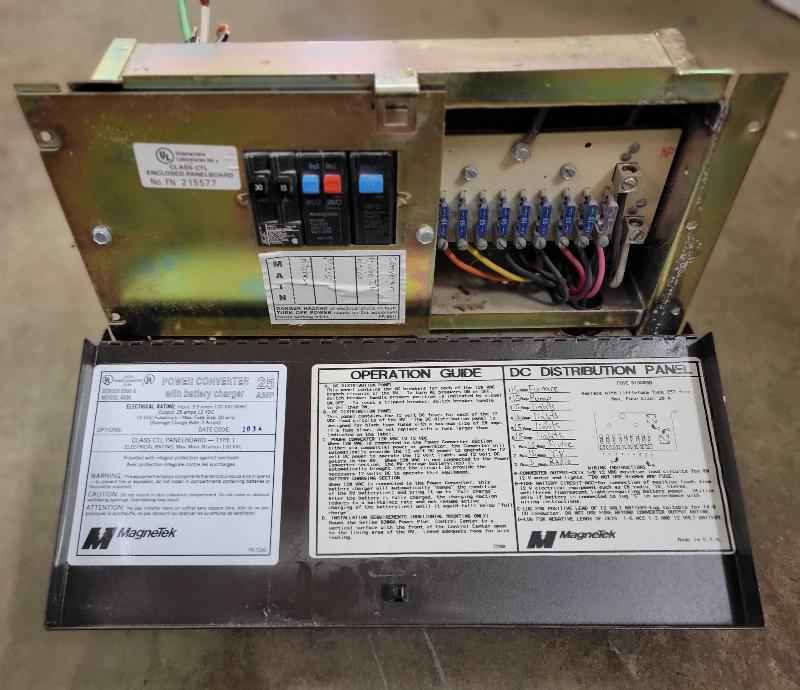 Used 25 Amp MAGNETEK RV Power Converter – 110V to 12V