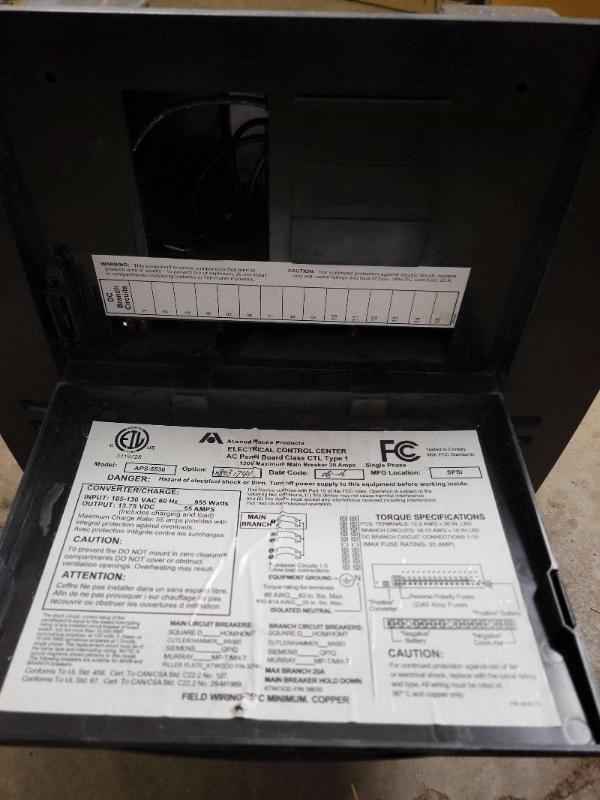 RV Converter Atwood APS-5530 55 Amps