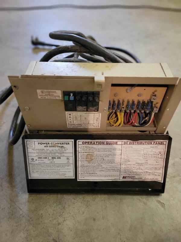 RV Converter 45 Amp with fuses,  breakers, and RV Chord