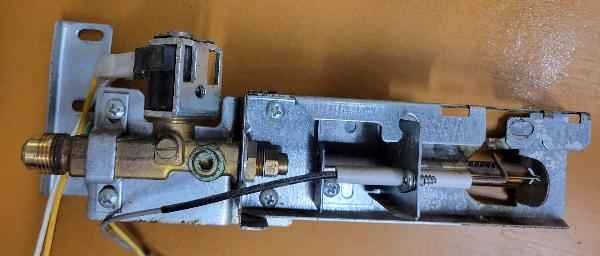 Dometic Refrigerator Gas Valve Assembly with Ignitor and Burner Tube