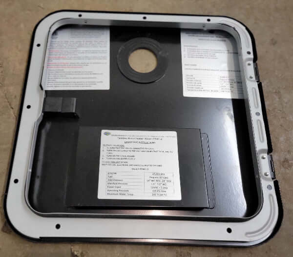 Hot Water Heater Door Tankless Girard - Used RV Parts