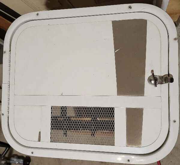 RV Generator Compartment Door