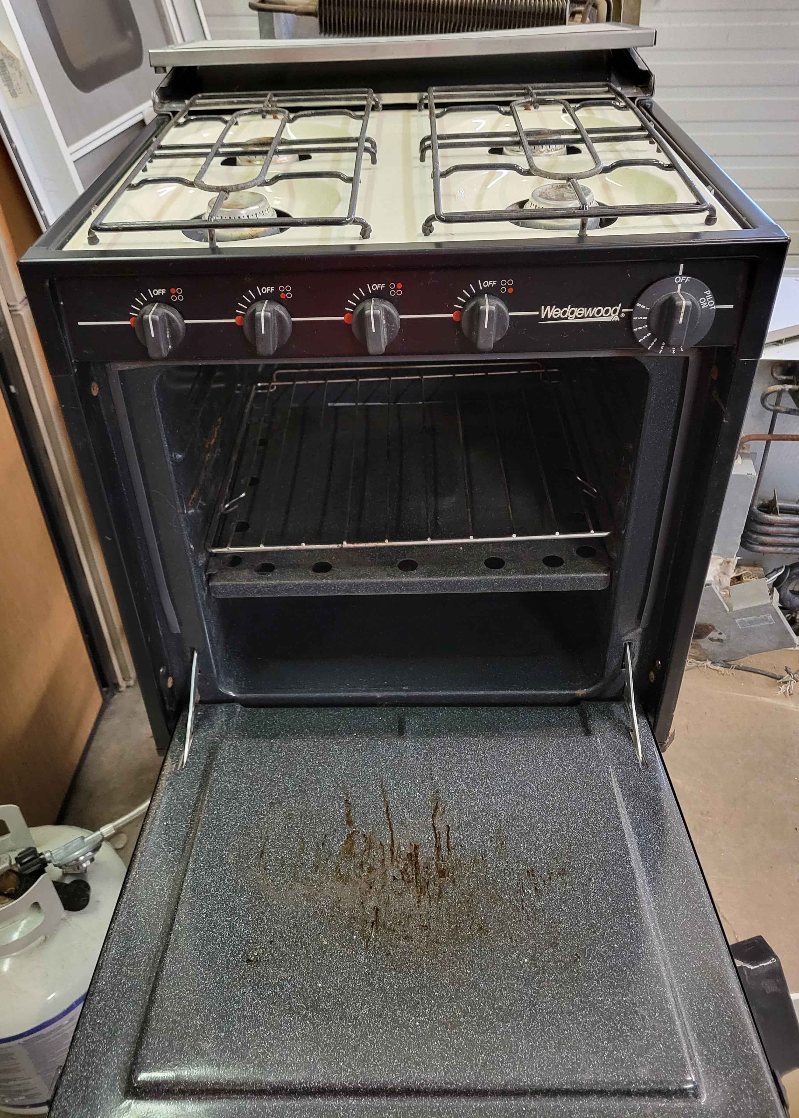 RV Stove & Oven Wedgewood Four Burner Propane
