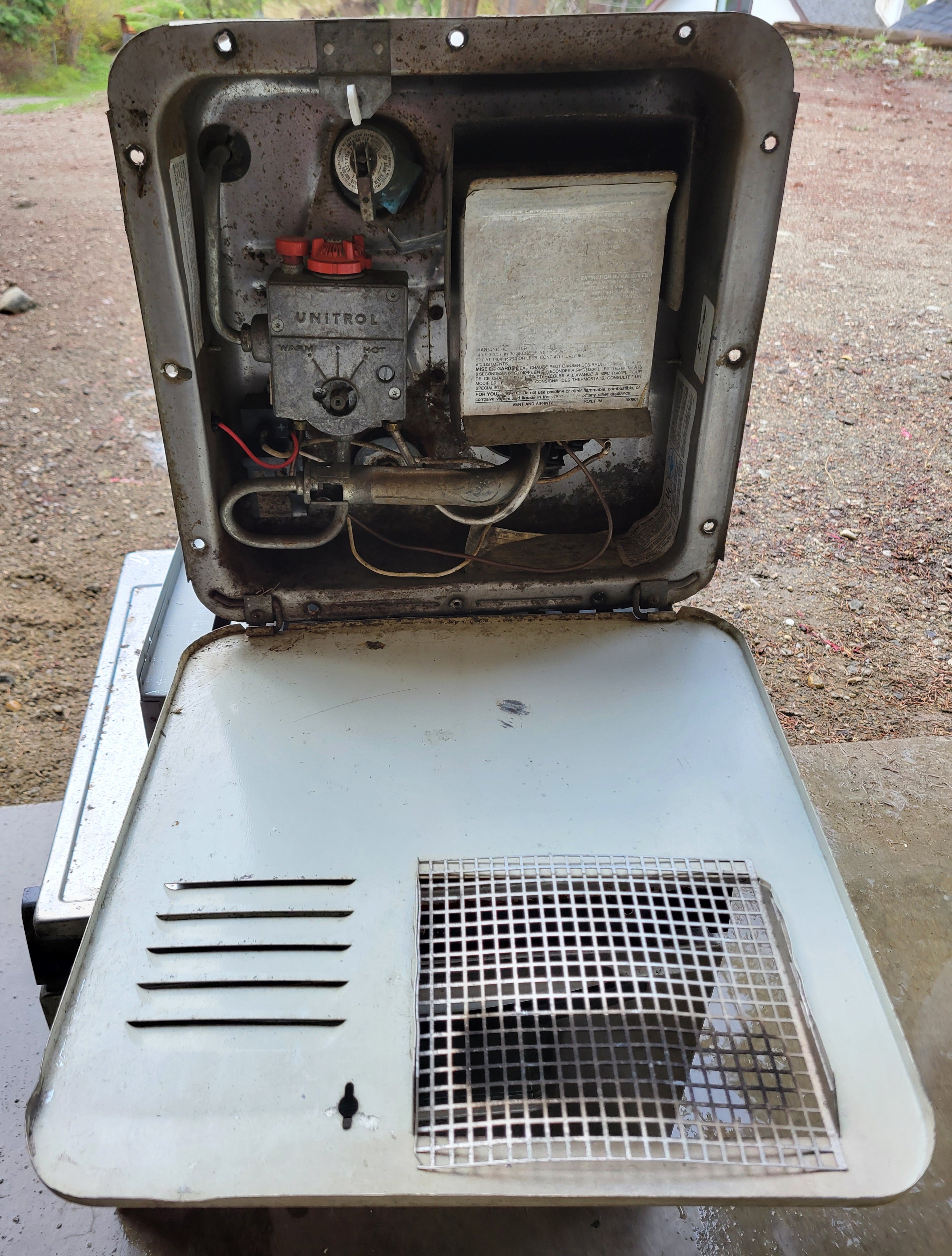 Chauffe-eau au propane et électrique pour VR 6 gallons