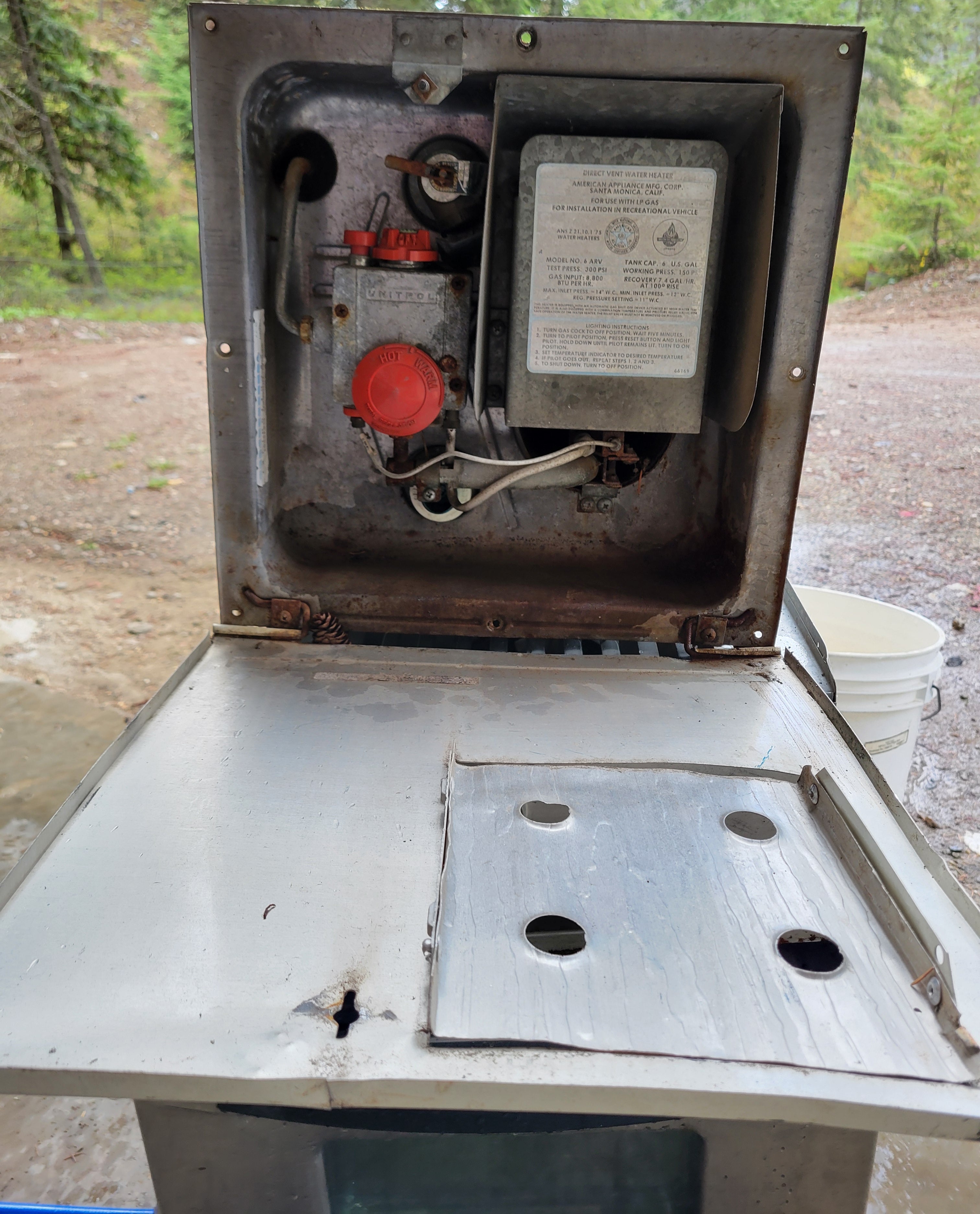 Chauffe-eau au propane pour VR 6 gallons