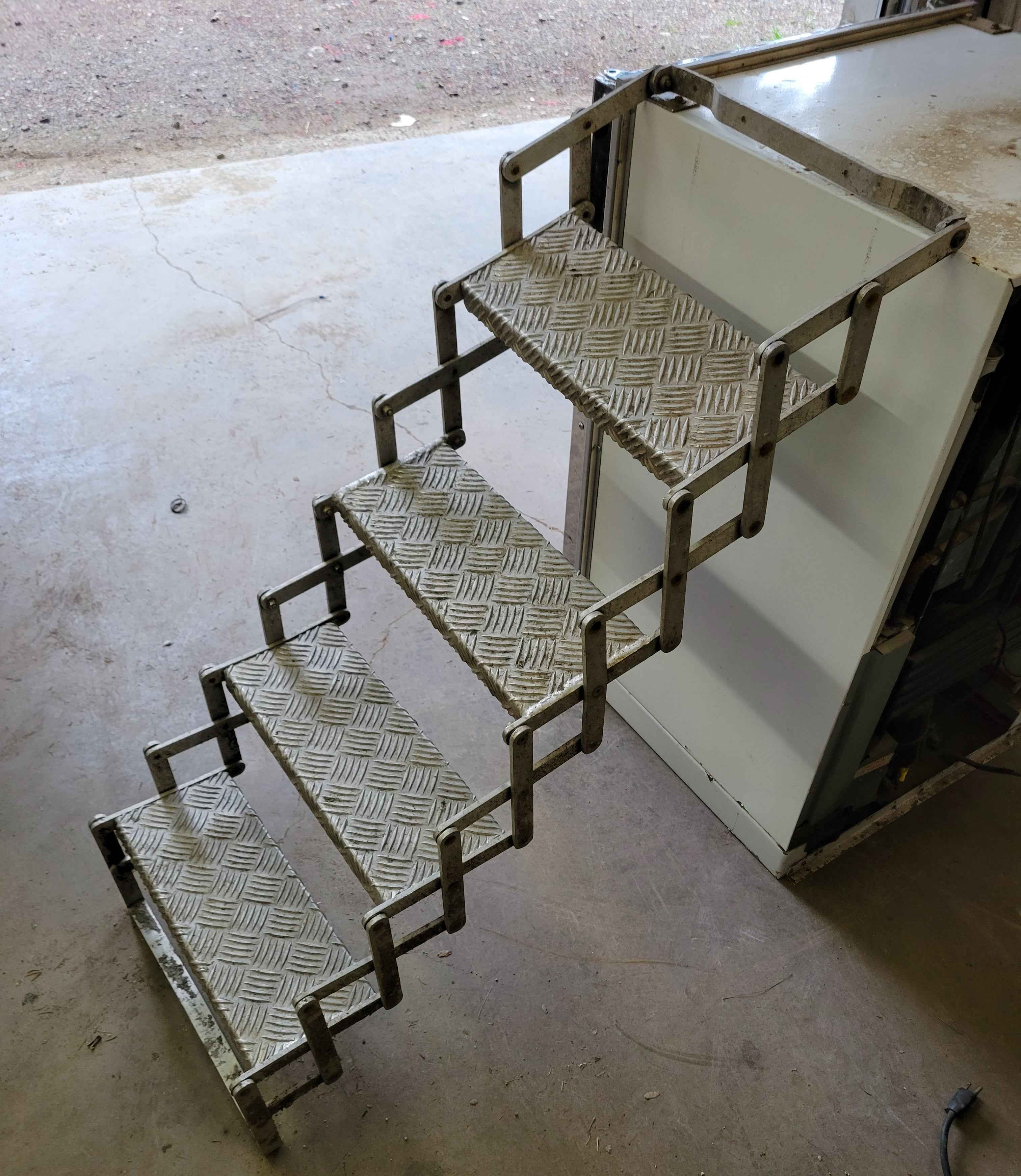 Camper Stairs Scissor 4 Step