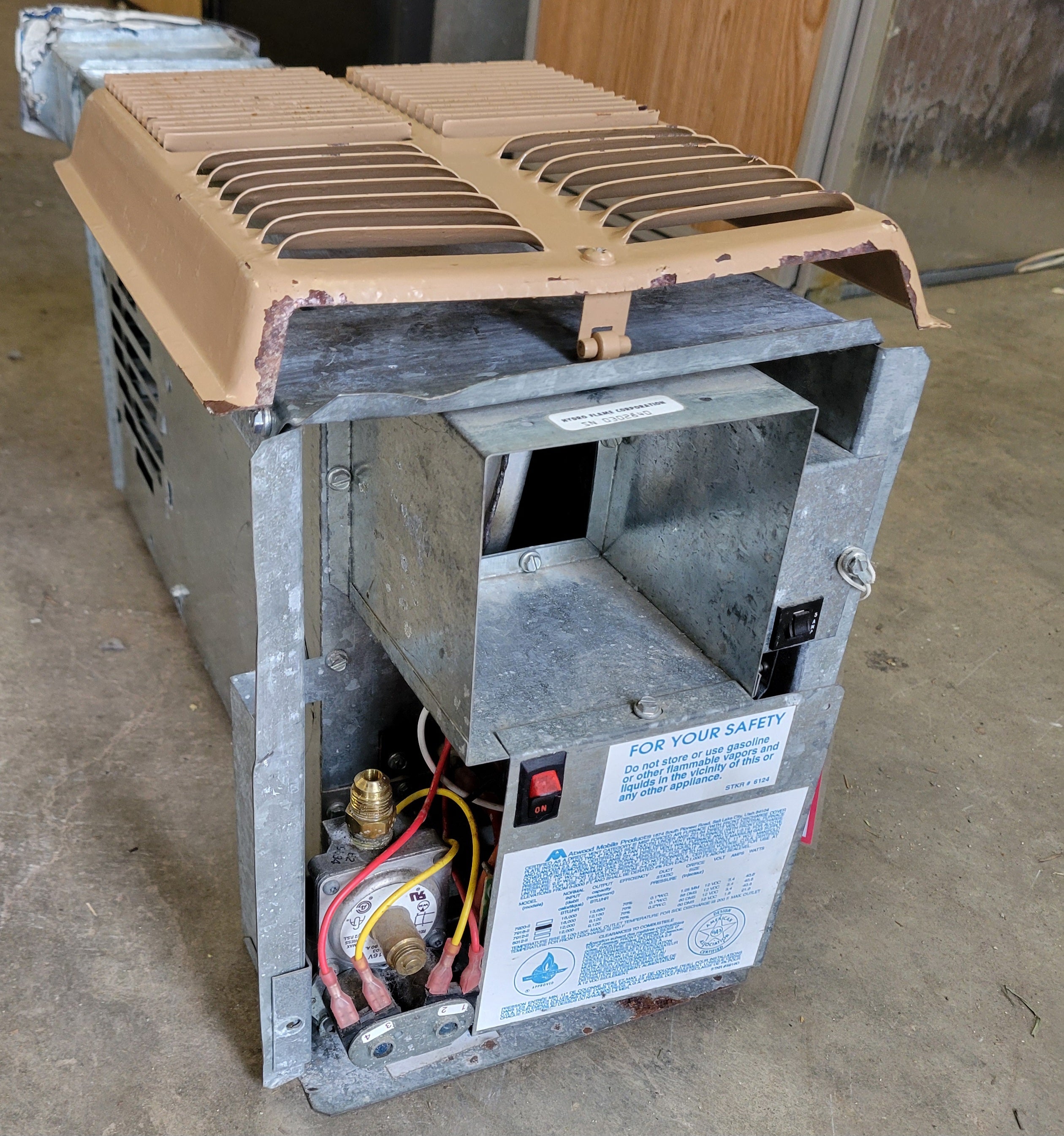 RV Propane Furnace Hydroflame 7916-II 16000 BTU