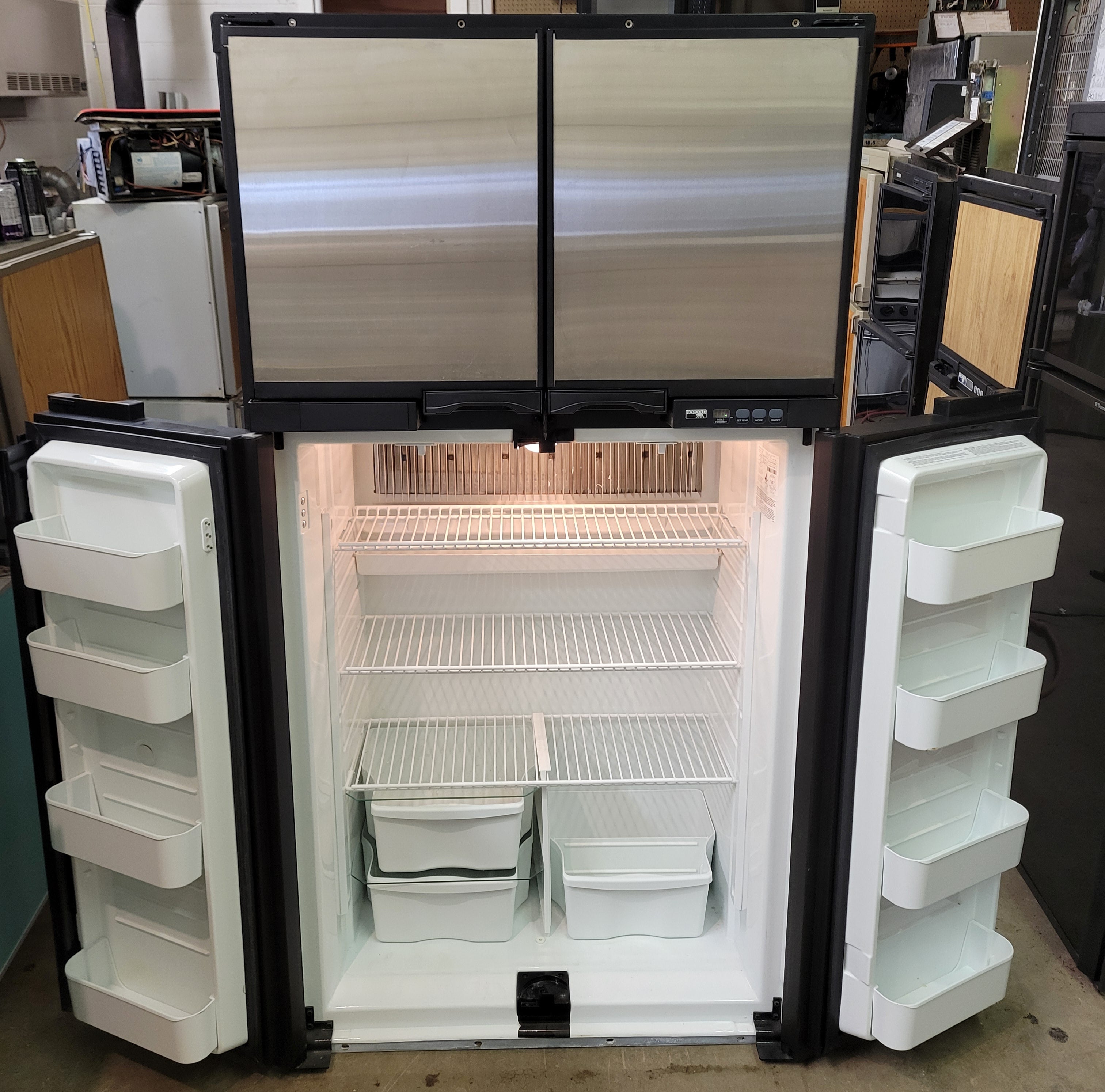 Norcold 1210 Double Door RV Fridge Propane & Electric - Used RV Parts