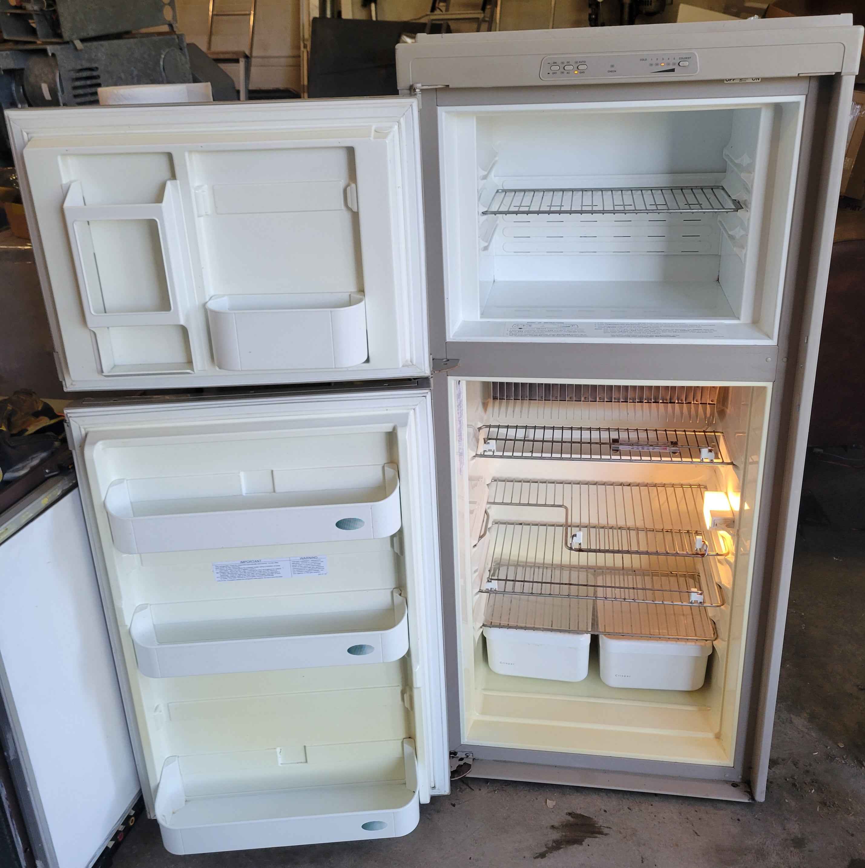 Dometic RM3663 Three Way Fridge Propane, 12v and 110v