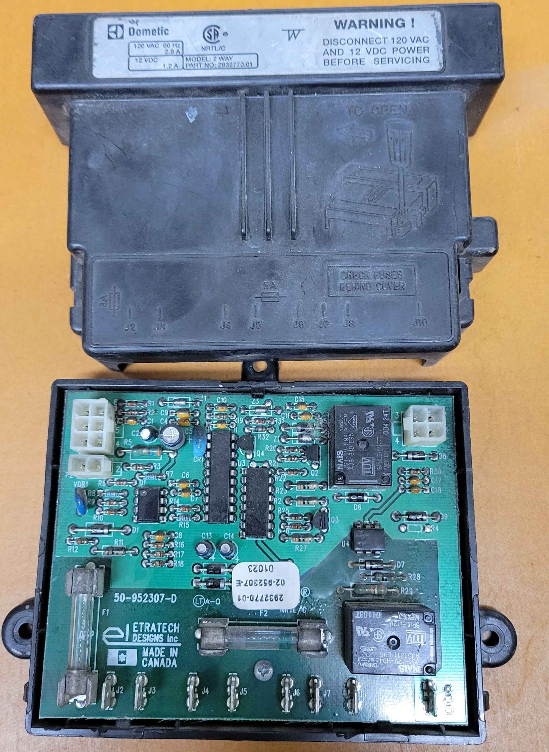 Dometic 2932770.01 Circuit Control Board Fridge