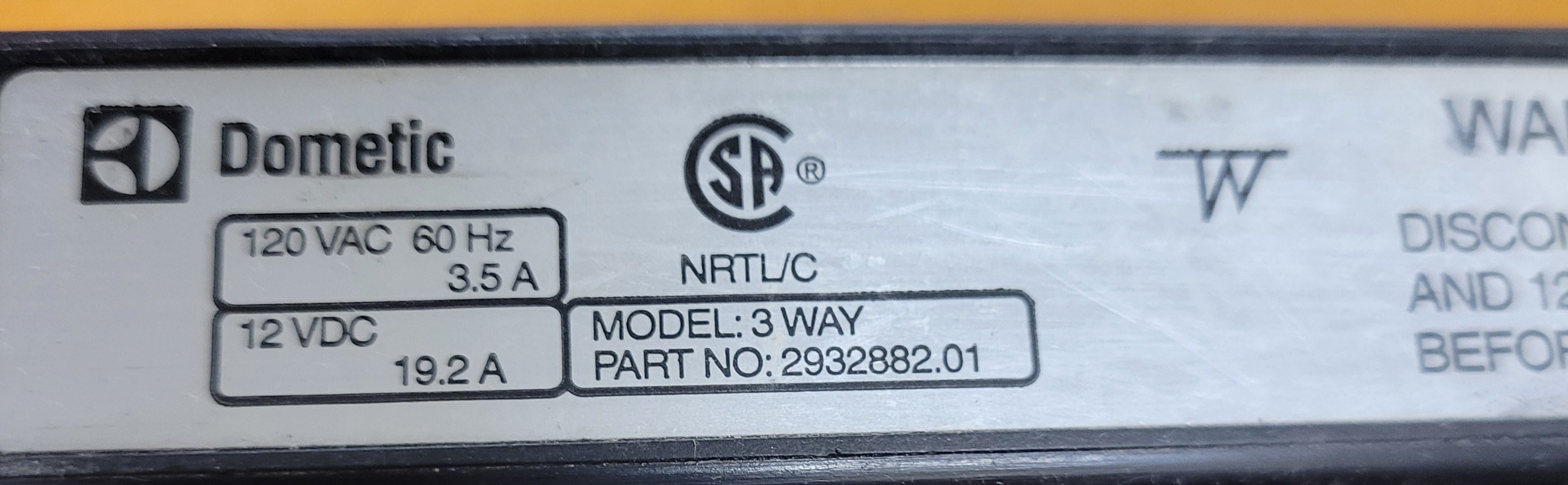 Dometic 2932882.01 RV Refrigerator Control Board - Used RV Parts