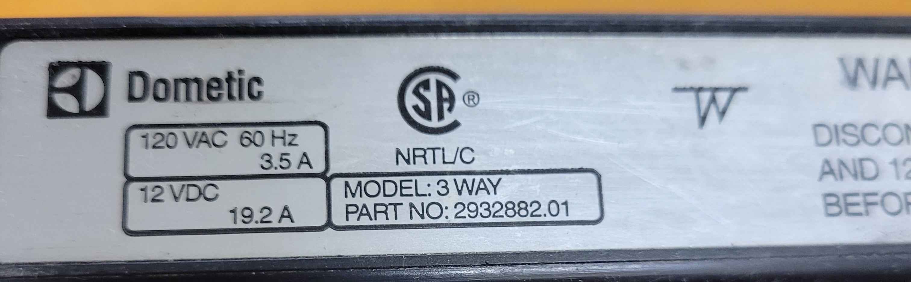 Dometic 2932882.01 RV Refrigerator Control Board