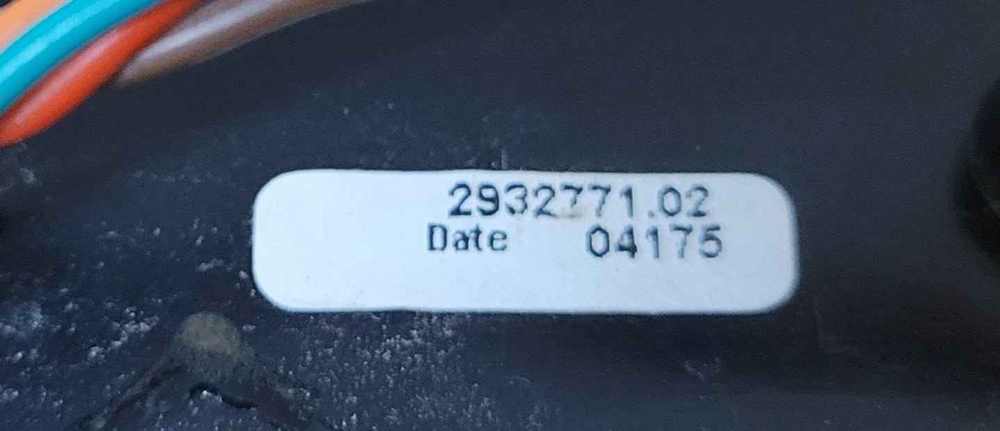 Dometic Fridge Eyebrow Control Board – 2932771.02 (Black)