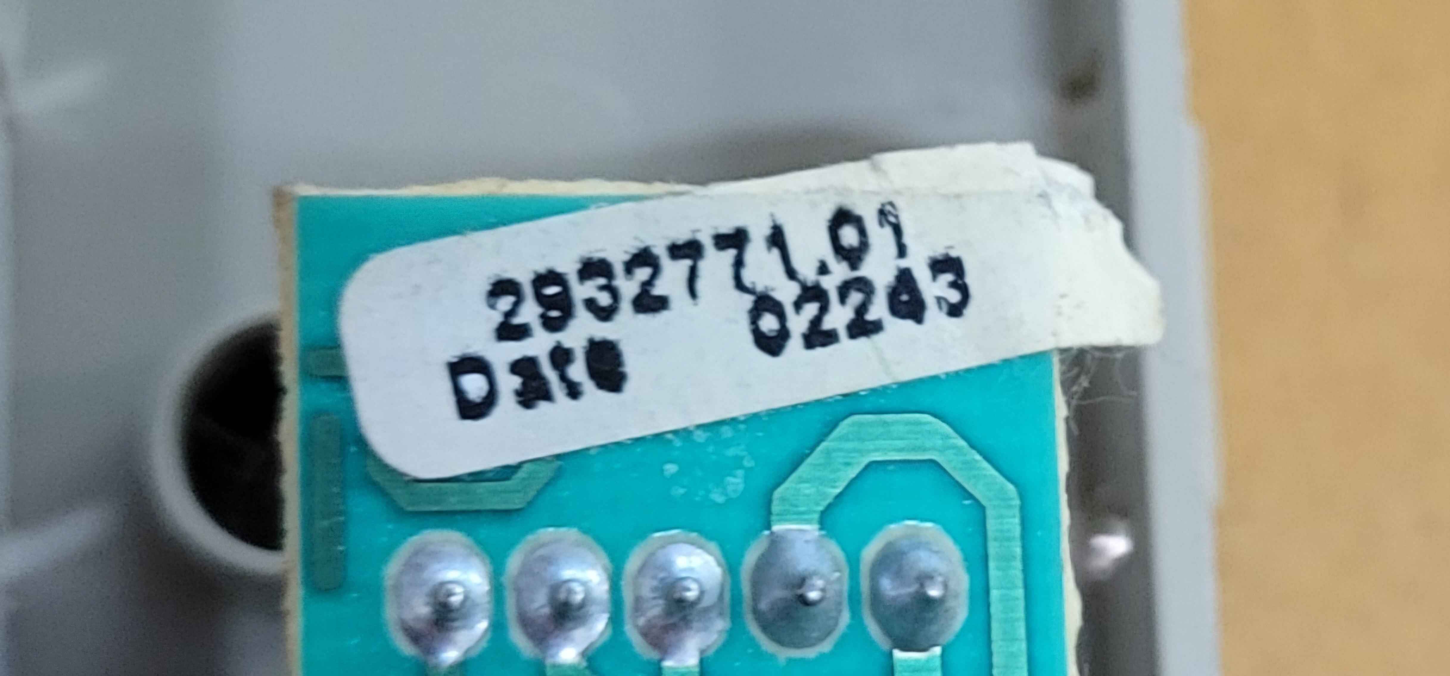 Dometic Fridge Eyebrow Control Board – 2932771.01 (Beige)