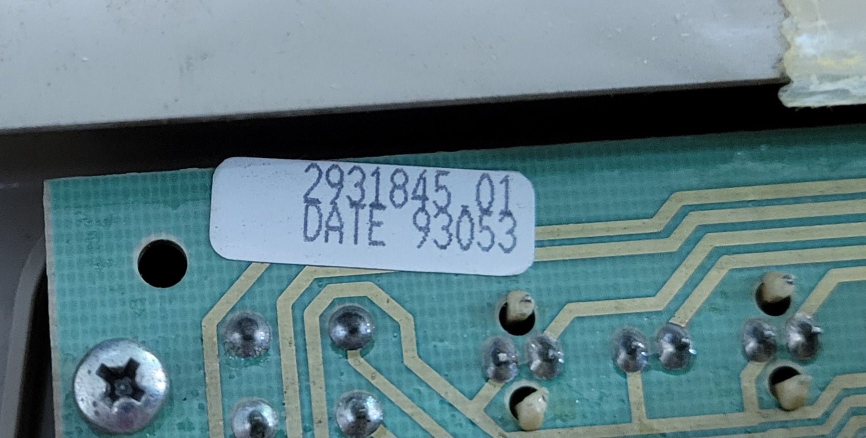 Dometic 29318545.01 Eyebrow Control Board from RM2607