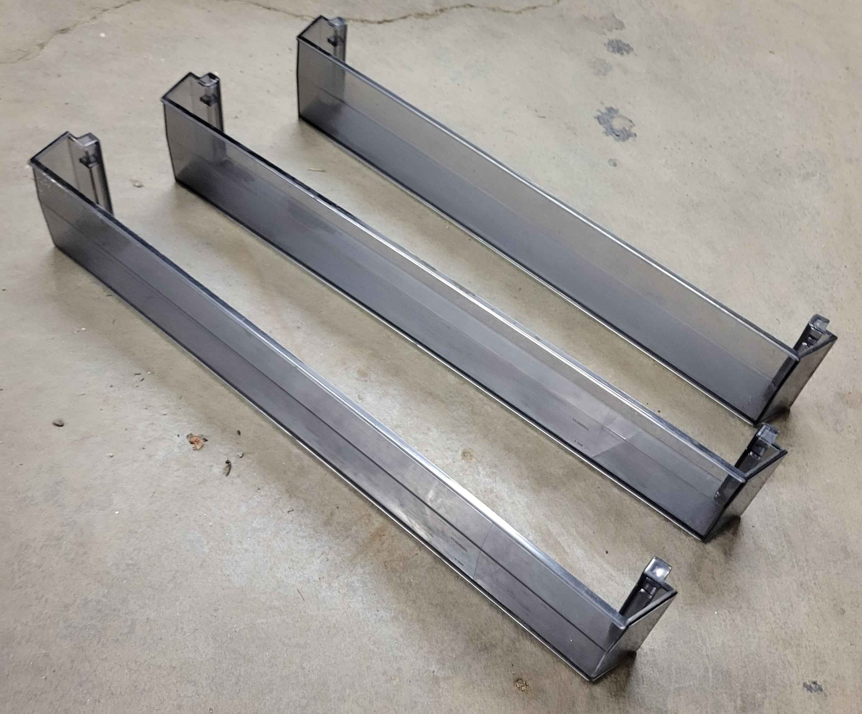 Used Set of Three Dometic Fridge Shelves 16 7/8" & 16"