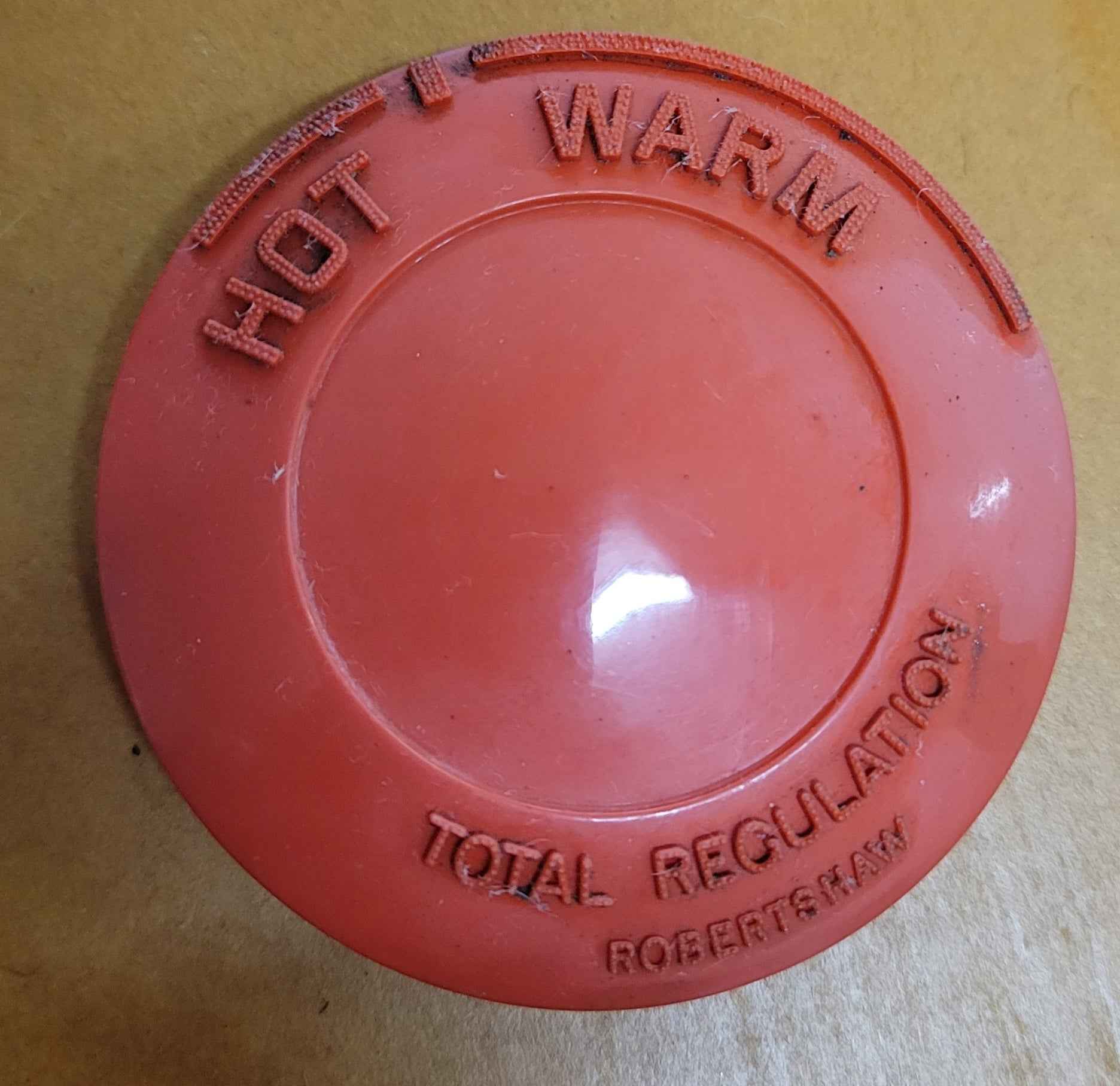 Robertshaw Hot Water Heater Regulation Knob Red
