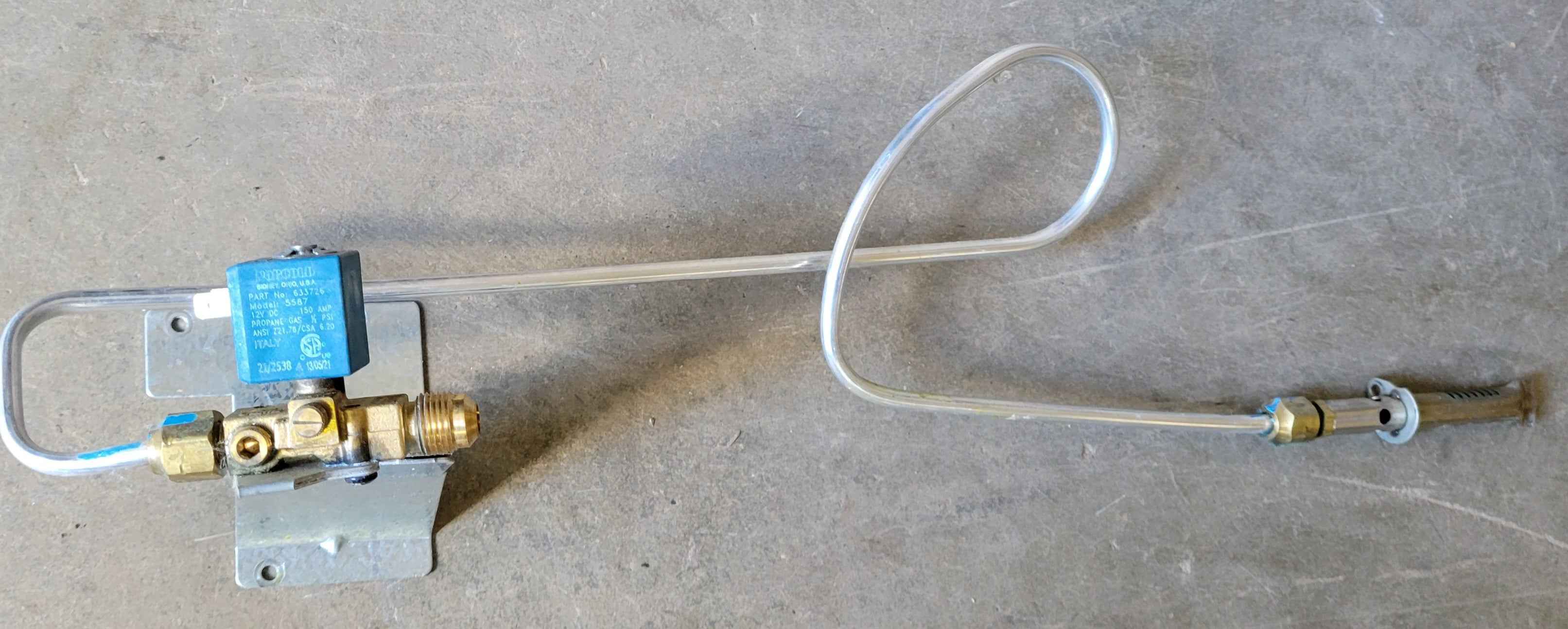 Norcold Gas Valve Assembly with Burner – Part #633726 (Fits 1210 Series)