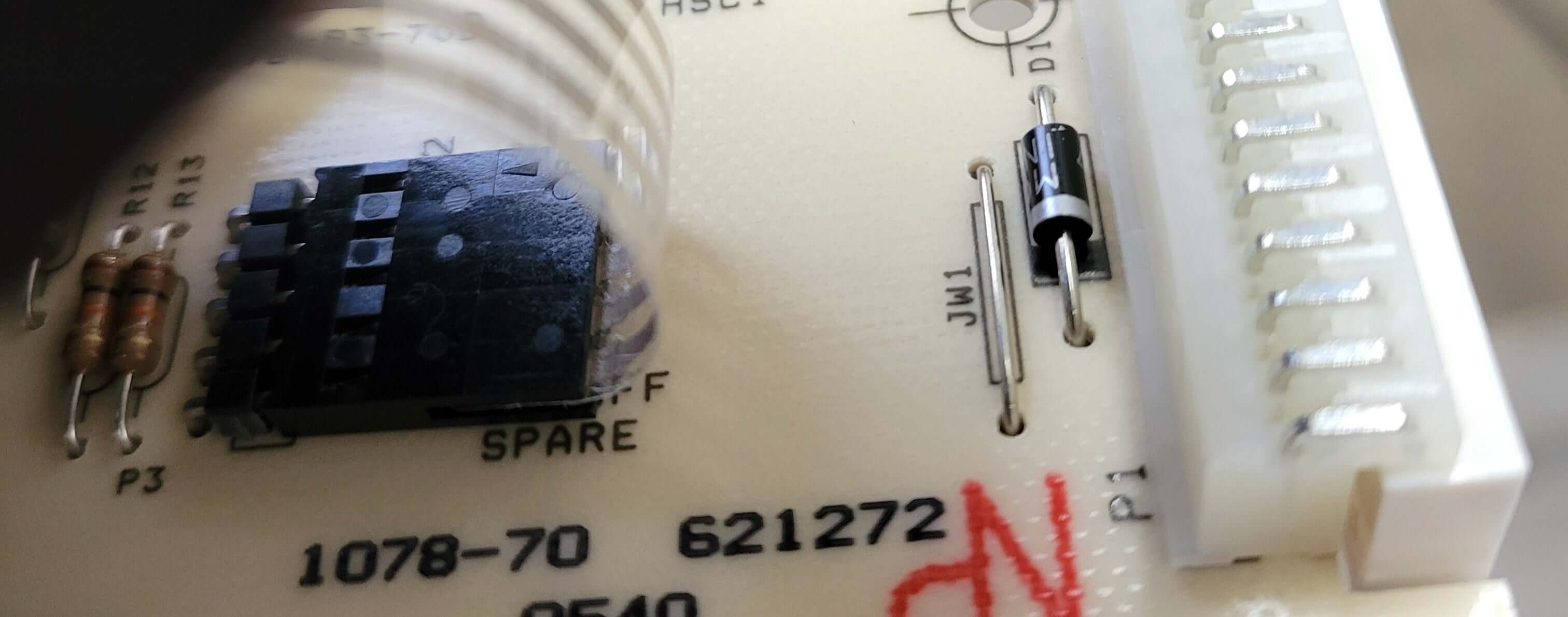 Norcold Eyebrow Optical Display Board 621272 - Used RV Parts