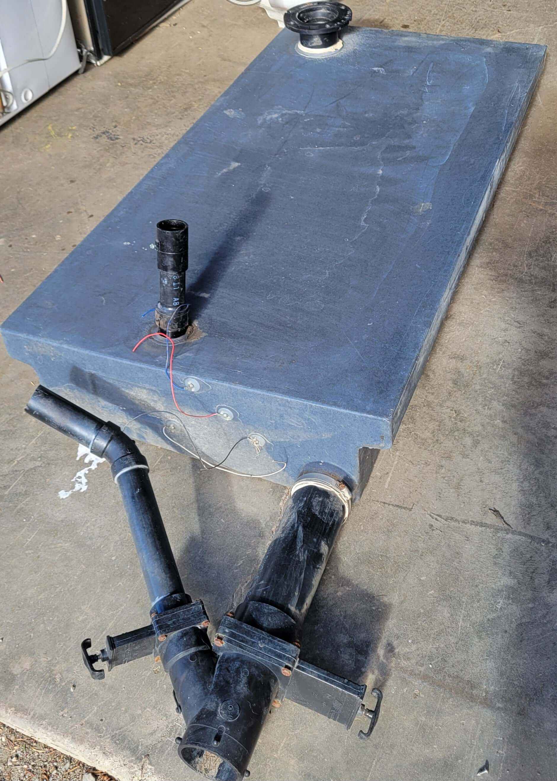 RV Black Water Tank 91 Gallons