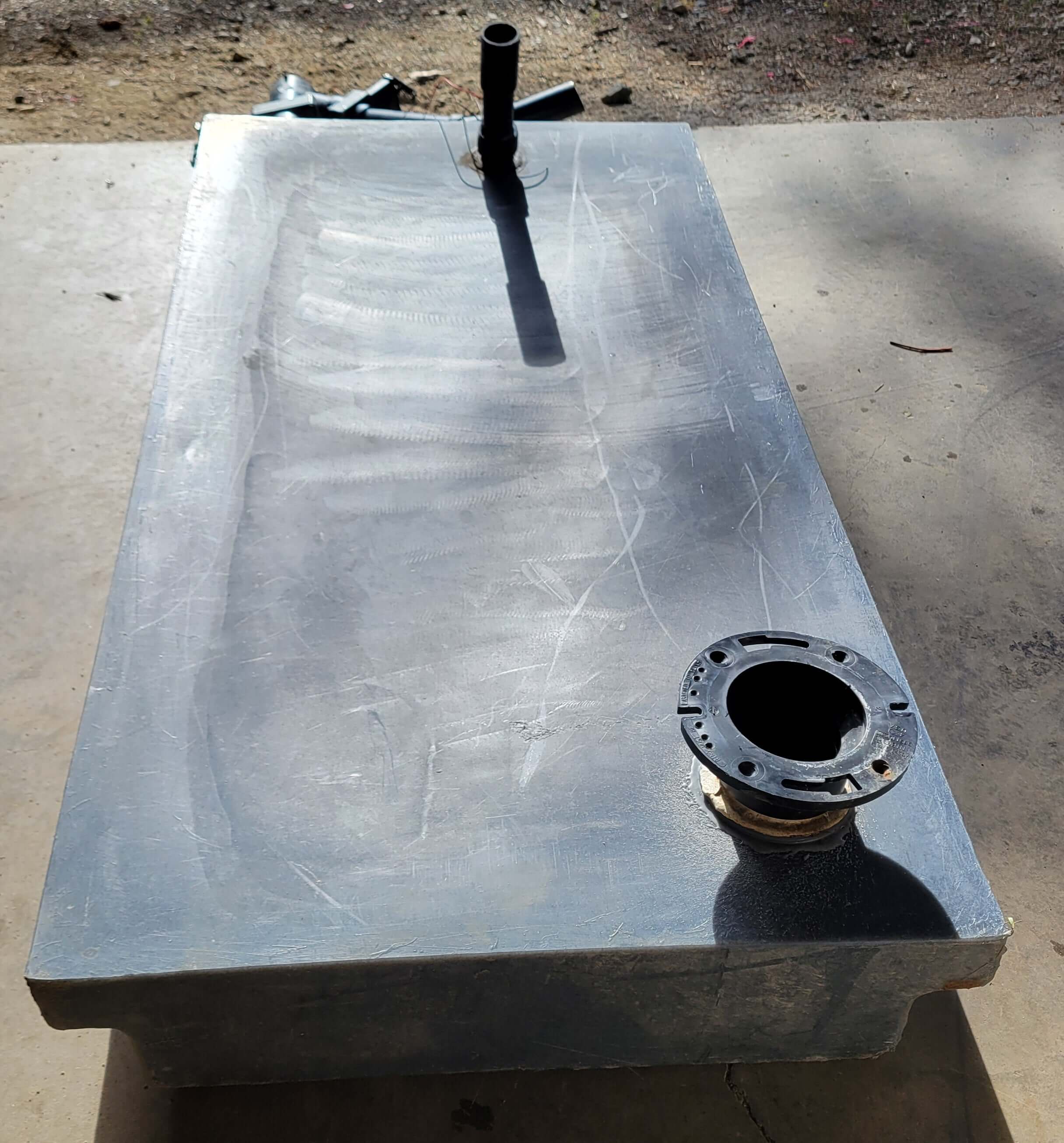 RV Black Water Tank 91 Gallons - Used RV Parts