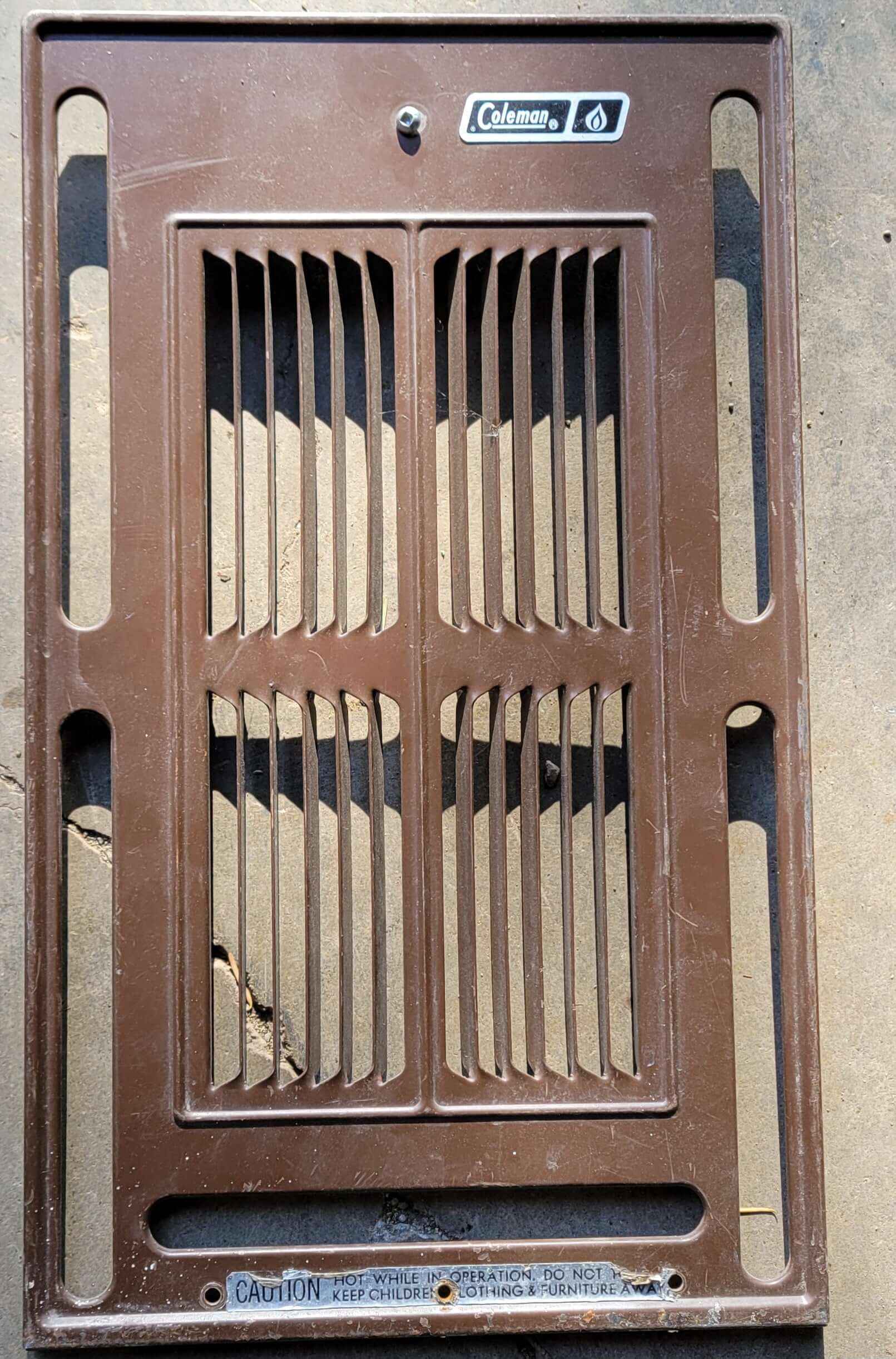 Coleman Propane Furnace Vent From Model 4312