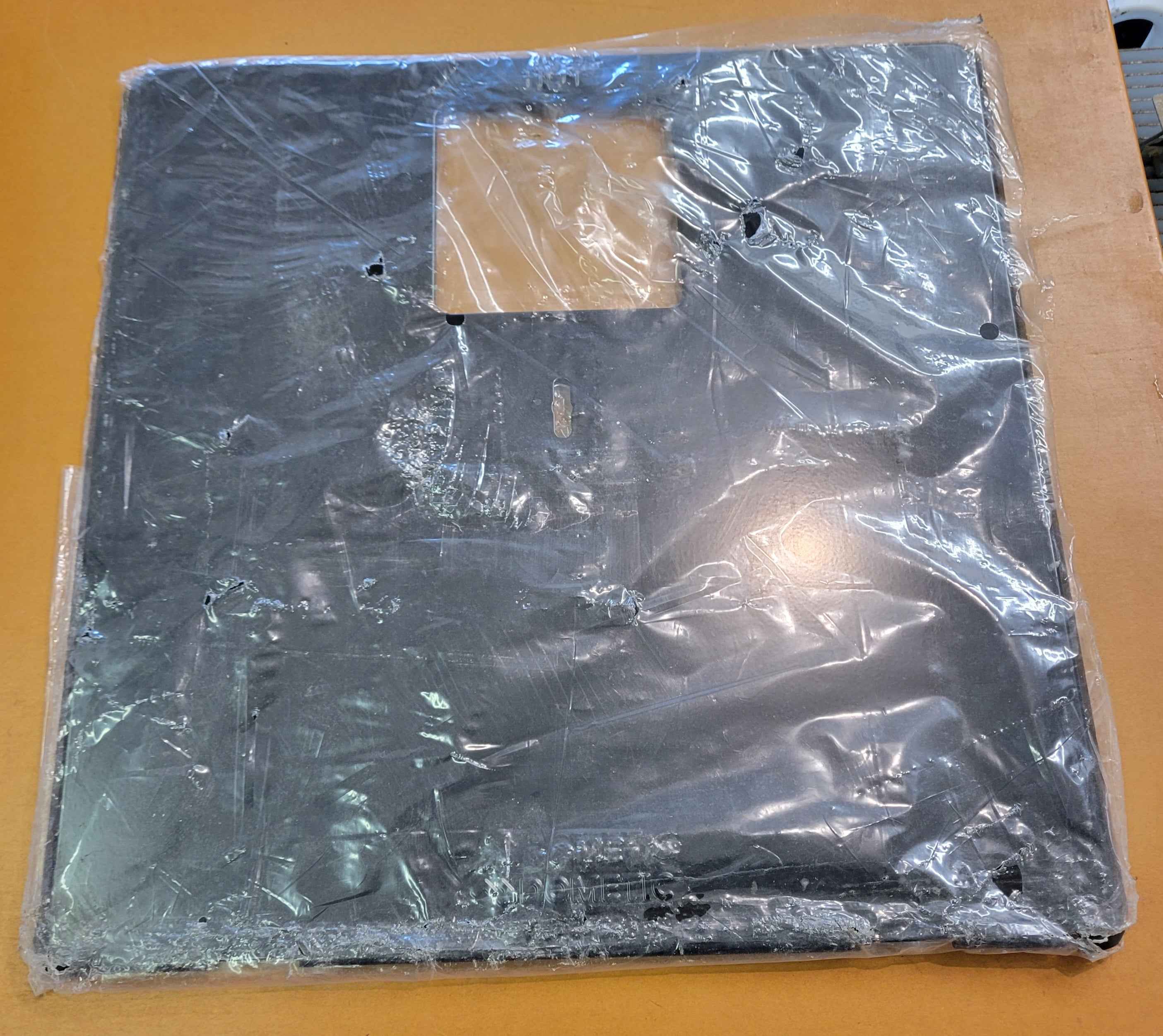 New Dometic Hot Water Heater Access Door — Black - 94010