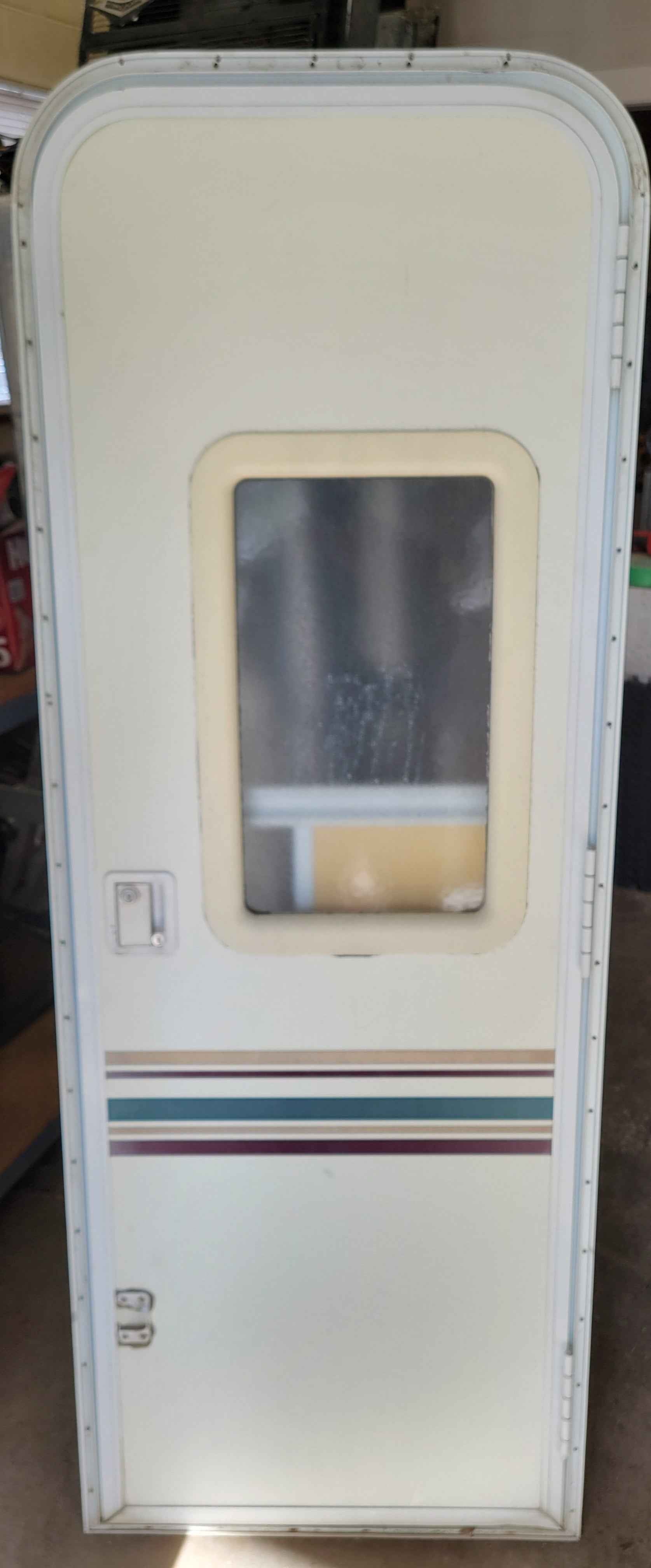 RV Radius Entry Door 26" x 73" with Screen Door