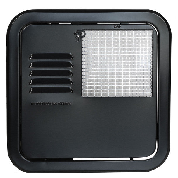 Suburban RV Water Heater Access Door – Black for 10, 12, 16 Gallon Tanks