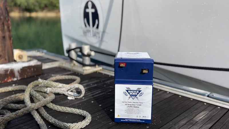 Battle Born Lithium Deep Cycle Battery BBGC2 Group GC2 12V 100Ah RV Marine