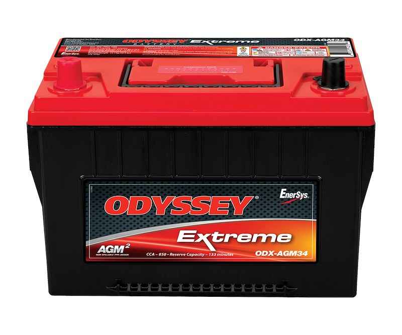 Odyssey AGM Starting Battery ODX-AGM34 Group 34 12V 850 CCA