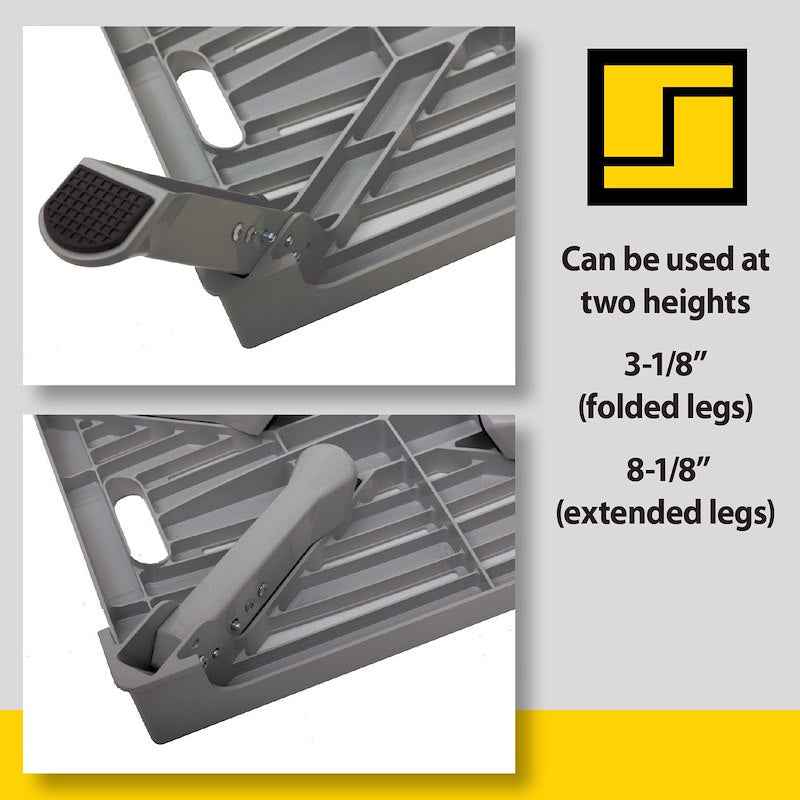 Single Folding Aluminum Entry Step – 19" Wide, 1000 lb PA-150