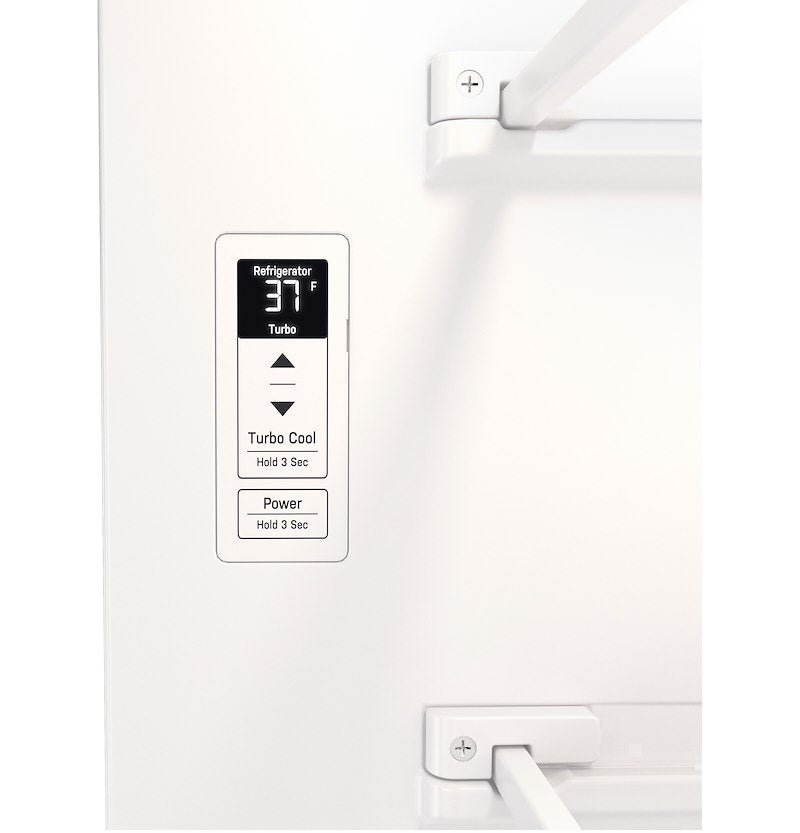 Refrigerador GE Profile PBV10RSTSS, 10 pies cúbicos, doble compartimento, 12 V CC