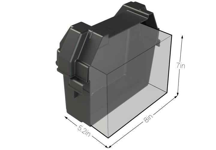 Group U1 Snap-Top Battery Box Vented – NOCO BGU1 (HM082BKS)