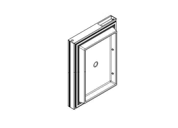 Norcold 640398 Upper Right Fridge Door – 2118SS / 2118IMSS / 2118IMSSD