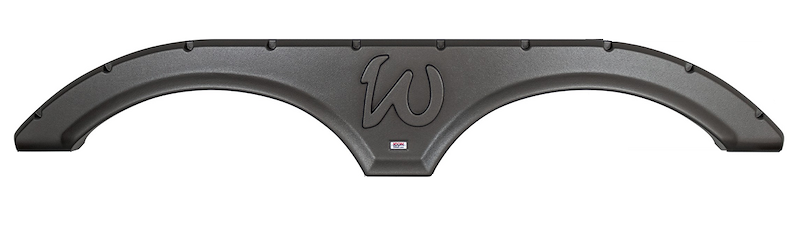 RV Fender Skirt – Tandem Axle 73-3/4" x 11-1/8" Metallic Gray | ICON 15322