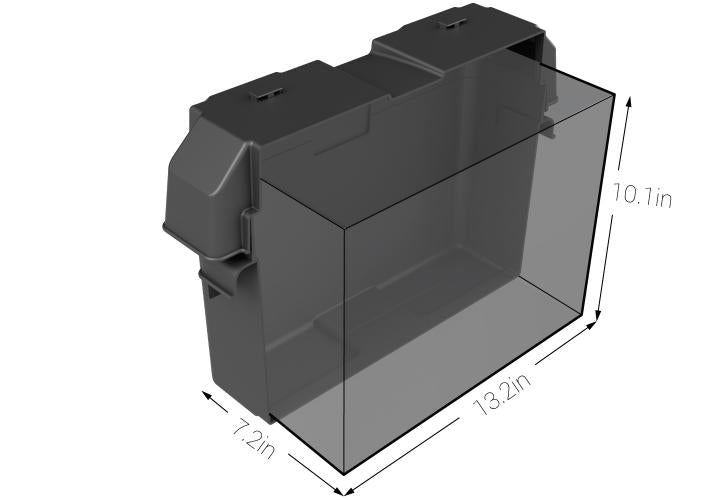 Group 27 Snap-Top Battery Box Vented – NOCO BG27 (HM327BKS)