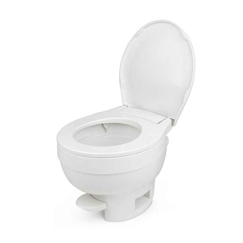 Thetford Aqua-Magic VI Low Profile RV Toilet – Pedal Flush, White 31833