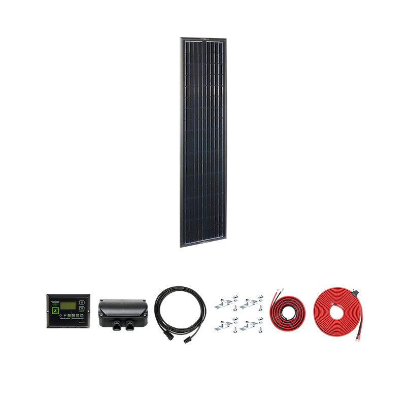 Zamp Solar KIT1034 OBSIDIAN 90W Hardwired Solar Kit – Monocrystalline