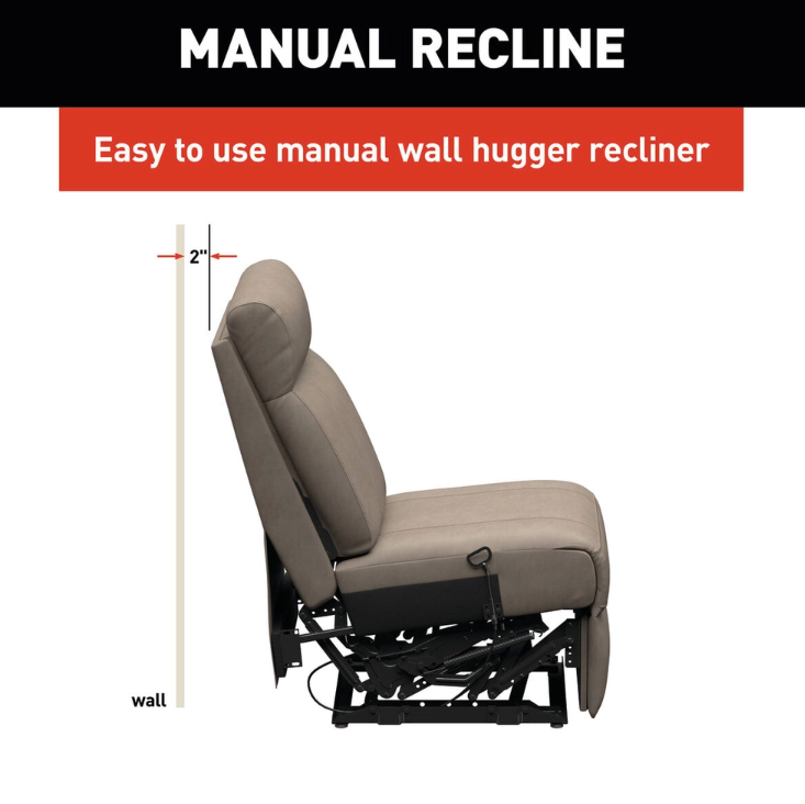 Thomas Payne Center Armless Recliner – Driftwood – 2024044099