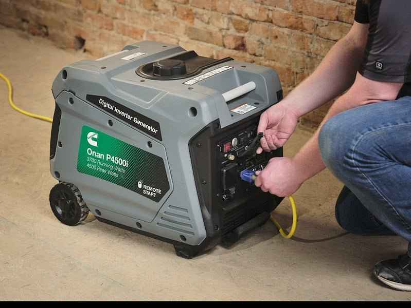 Onan P4500i Portable Digital Inverter Generator - 4500W, Gasoline, Remote Start