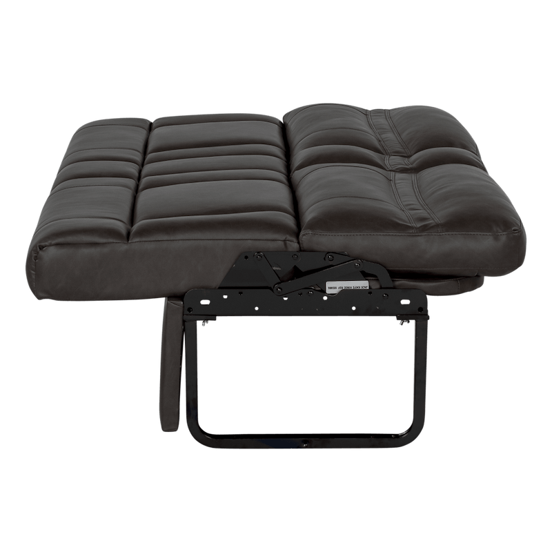 62" Jackknife Sofa – Millbrae Brown – 2-Seater with Fold-Down Center
