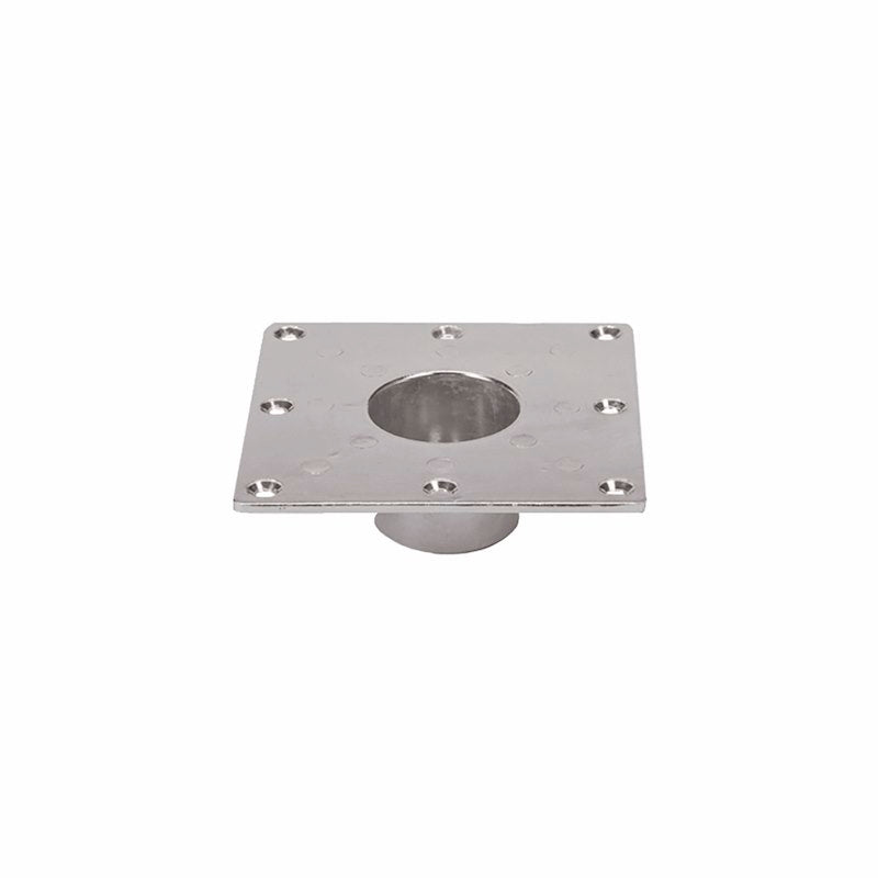 RV Table Leg Base – Square Recessed Flush Mount Pedestal | 48733
