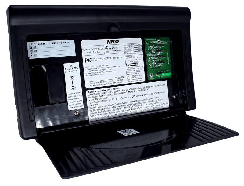 WFCO 8700 Series 12A Power Converter – 163W, 13.2-14.4V DC - Used RV Parts
