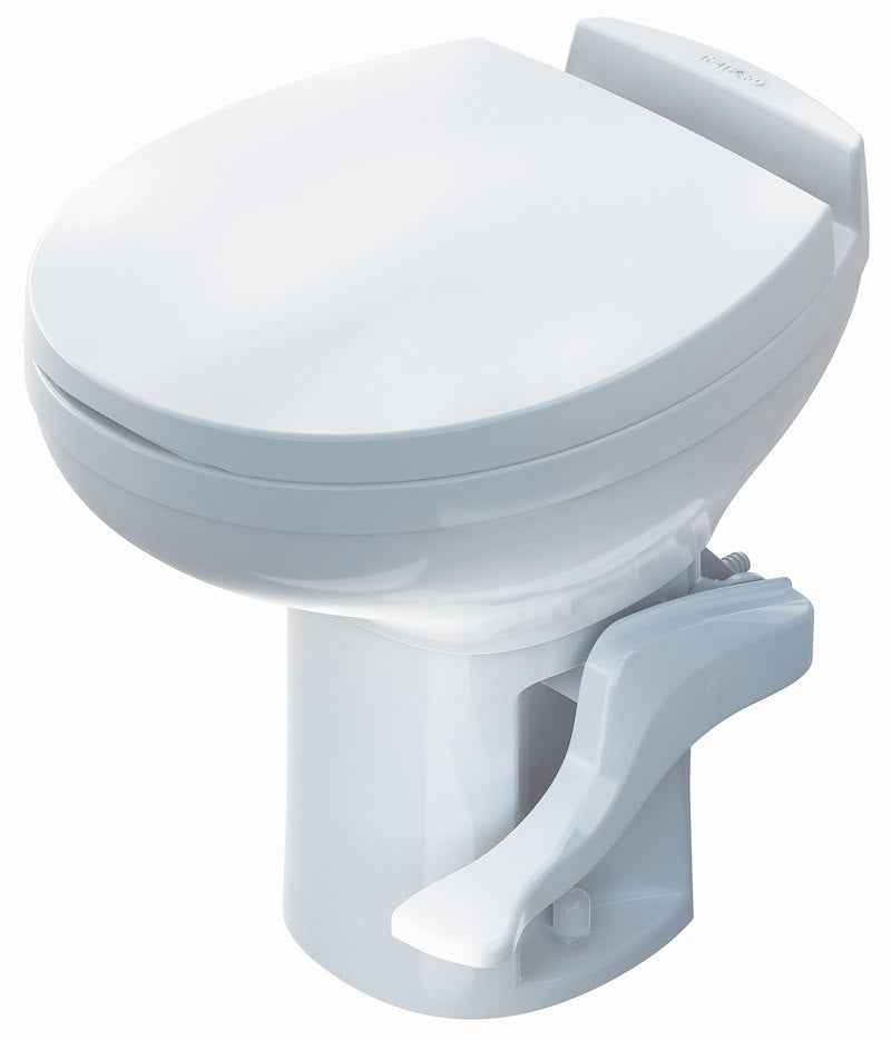 Thetford Aqua-Magic Residence High Profile RV Toilet – Pedal Flush, White 42169