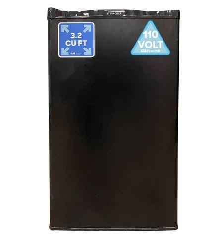 Everchill 3.2 Cu Ft Single Compartment RV Refrigerator, 110V, Left Swing