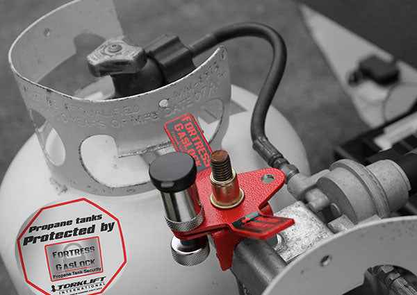 Fortress Propane Tank Lock – Keyed LP Tank Security (1/2" Rod) – A7702
